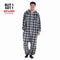 Snuggs Blanket Onesie Grey Checkered